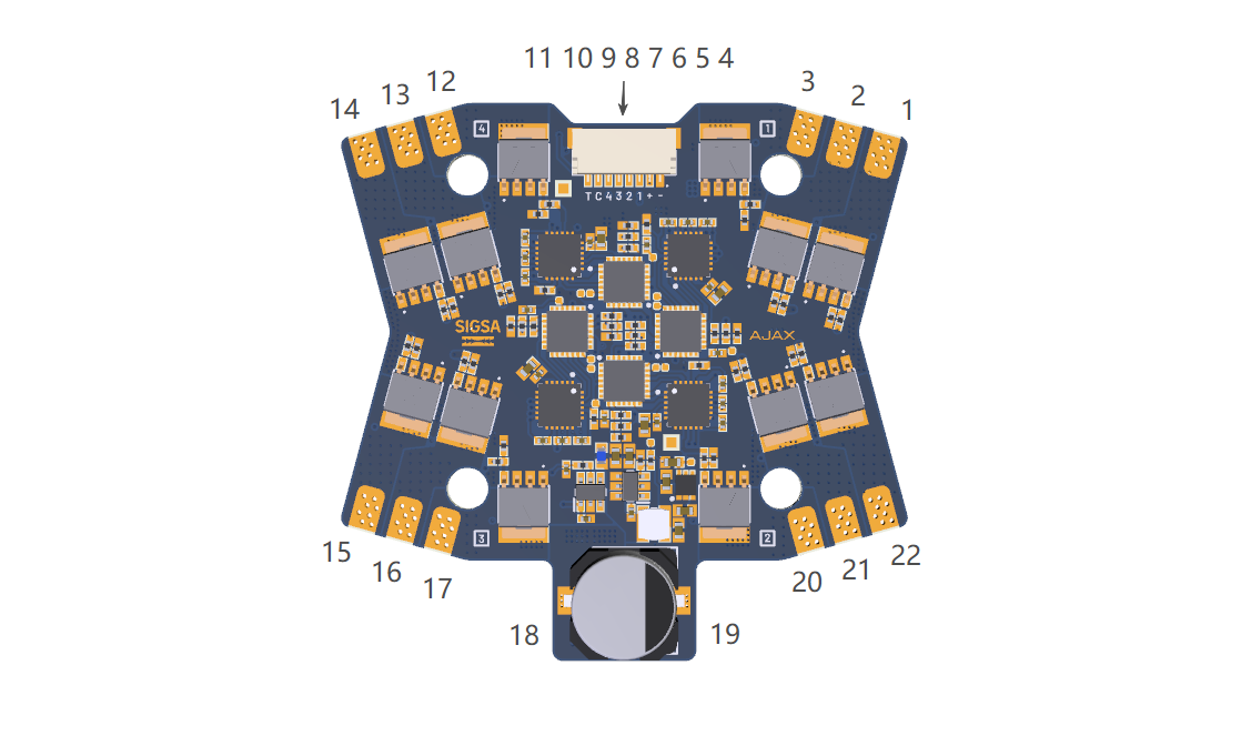 AJAX Pinout